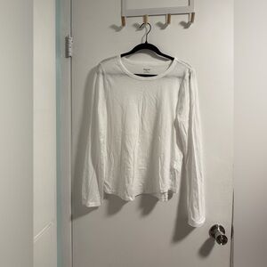 Madewell Whisper Cotton Rib-Crewneck Long Sleeve Tee